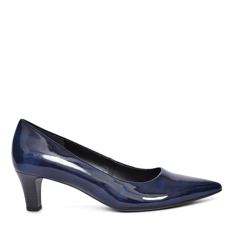 GABOR POINT TOE MID HEEL FOR WOMEN in BLUE