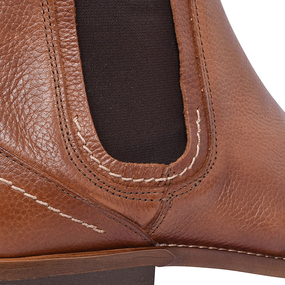 Austin Chelsea Boot For Men In Tumbled Caramel