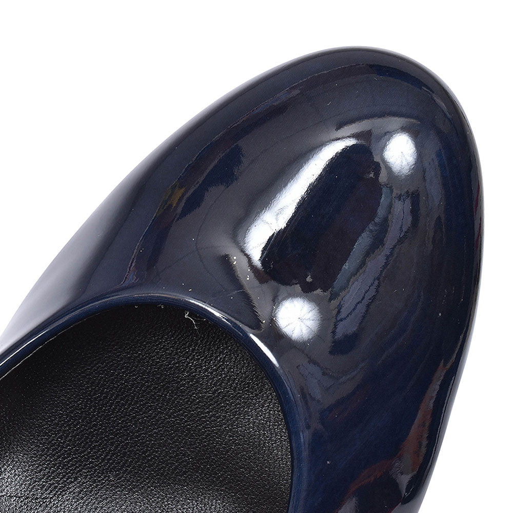 310 Court Shoe For Ladies In Navy Patent