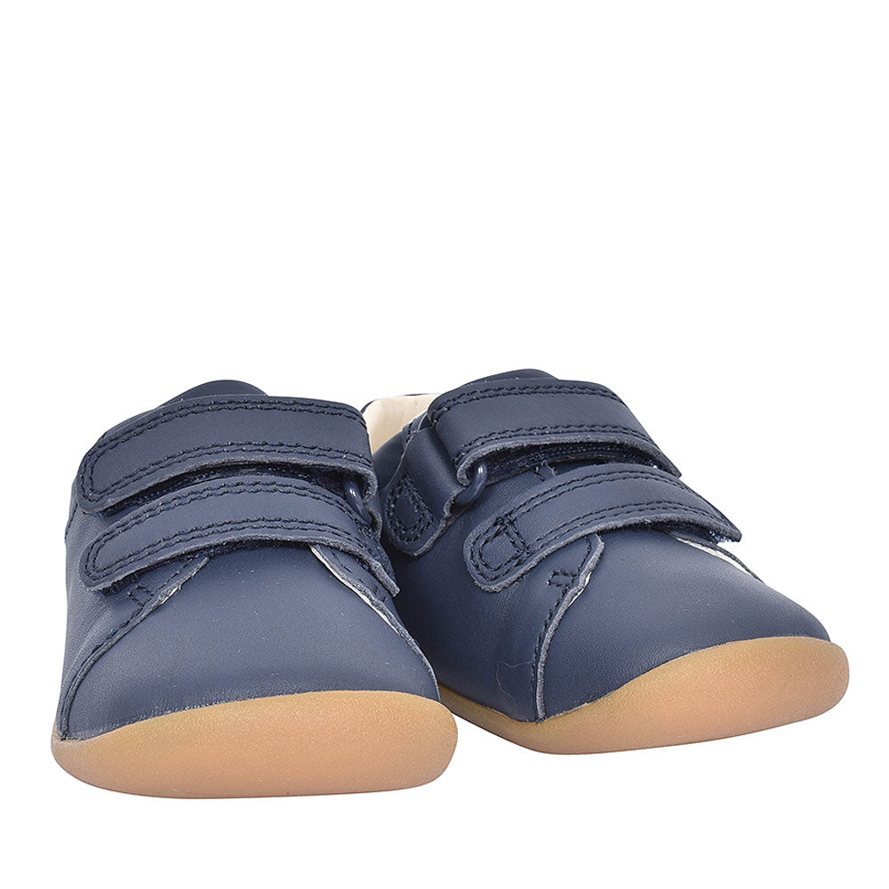 Boys Pre-walker Roamer Craft Navy Leather Shoe In Kids G Fit