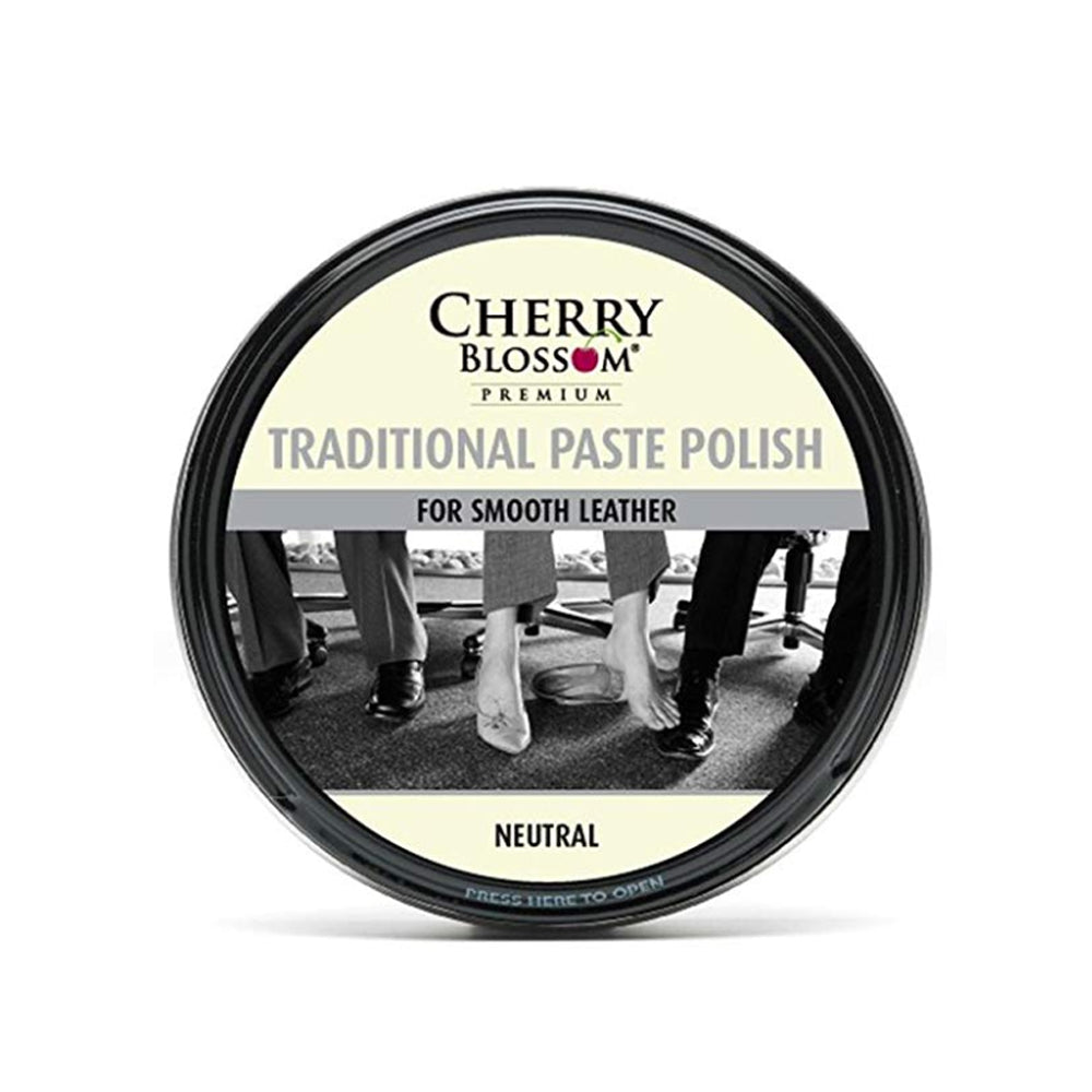 Traditional Paste Polish Tin For Leather Shoes 50ml In Neutral
