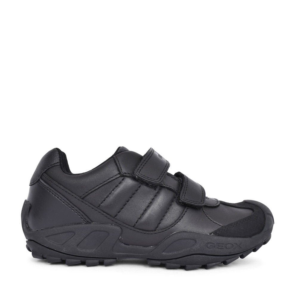 Boys J841wb New Savage Waterproof Shoe In Blk Leather