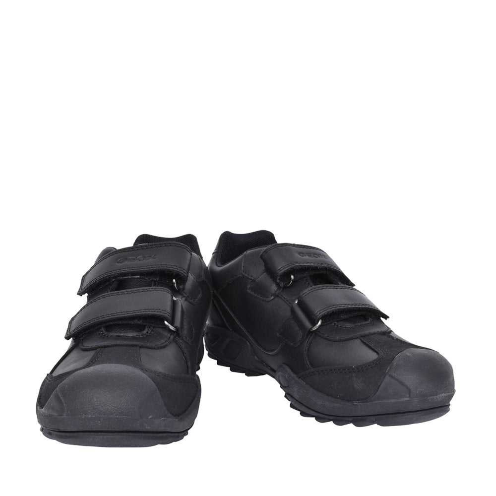 Boys J841wb New Savage Waterproof Shoe In Blk Leather