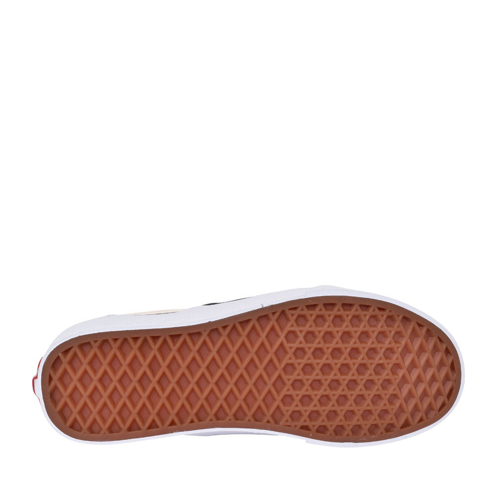 Unisex Classic Slip Checkerboard Shoe In White