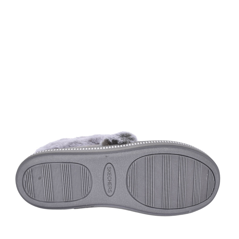 Ladies 32777 Cozy Campfire Slipper In Grey