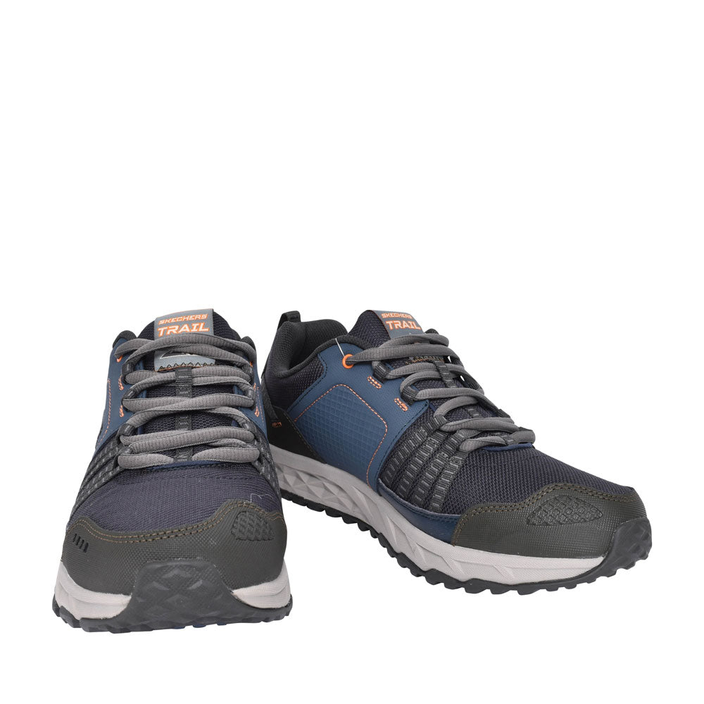 Mens 51591 Escape Plan Laced Walking Trainer In Navy
