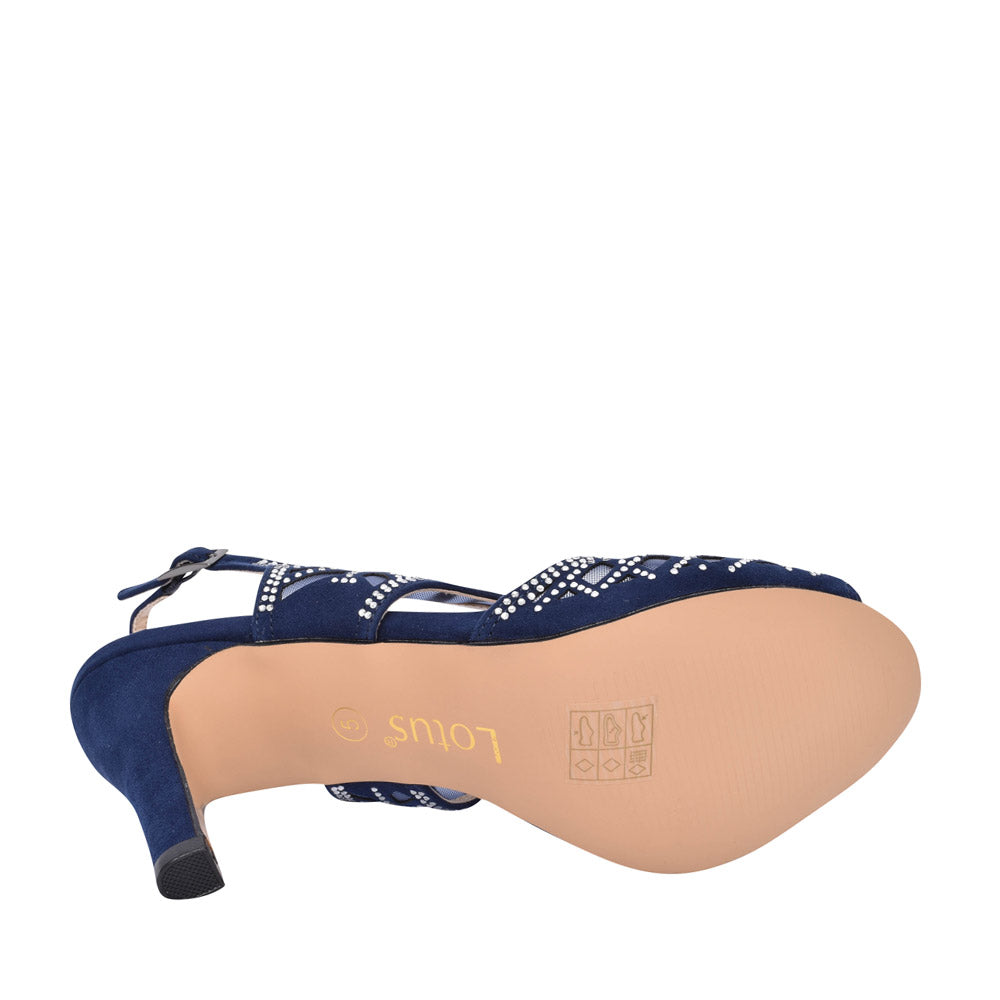 Ladies Uls262 Natalia Court Shoe In Navy