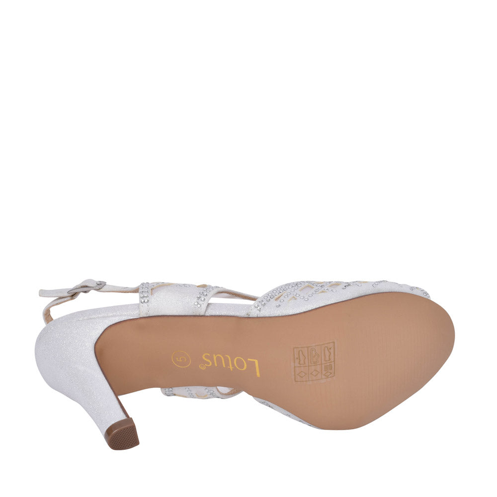 Ladies Uls262 Natalia Court Shoe In White