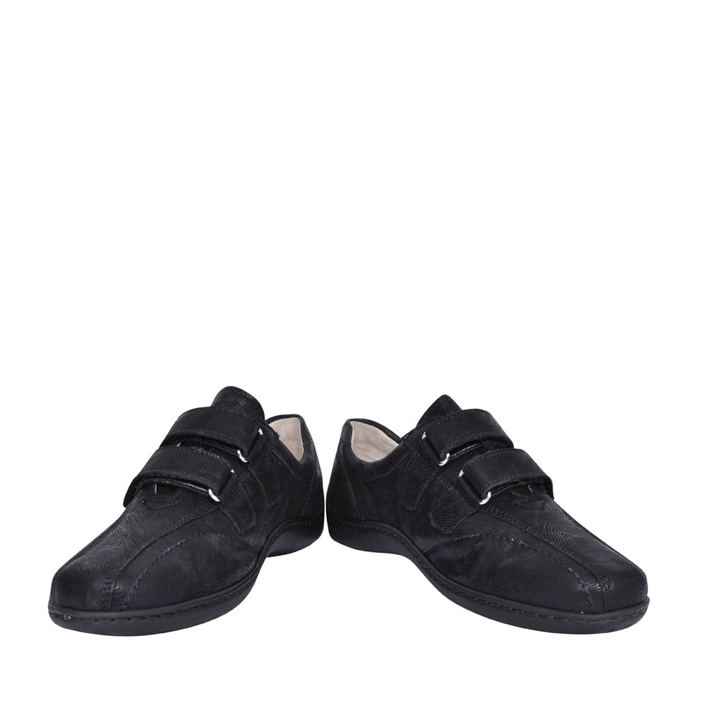 Ladies 496301 Henni Velcro Shoe In Black