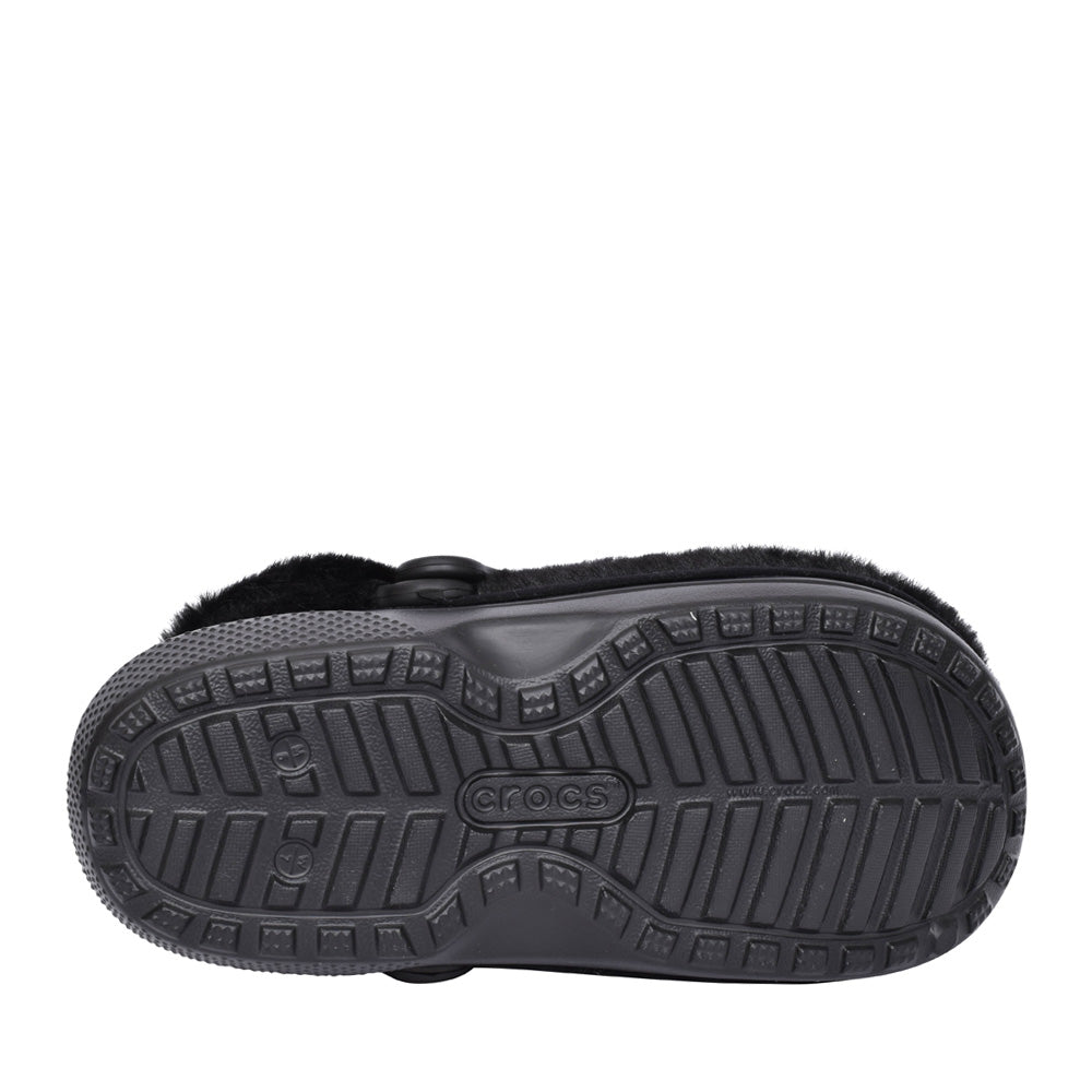 Unisex 207303 Fluffy Clog Slipper In Black