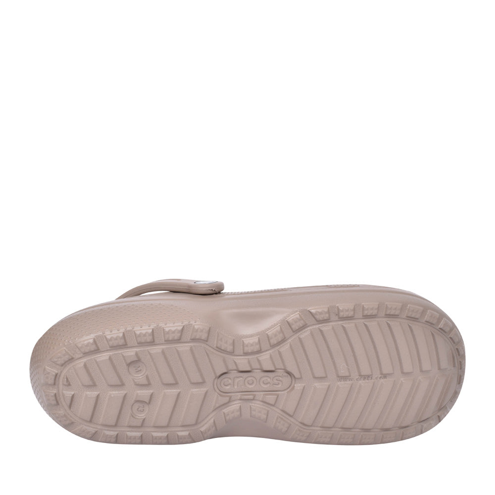 Unisex 203591 Classic Fuzz-lined Clog In Taupe