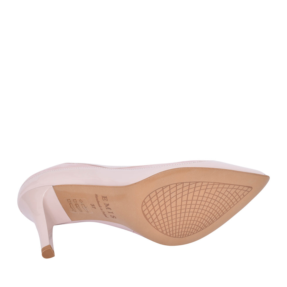 Ladies 7993 High Heel Court Shoe In Pink