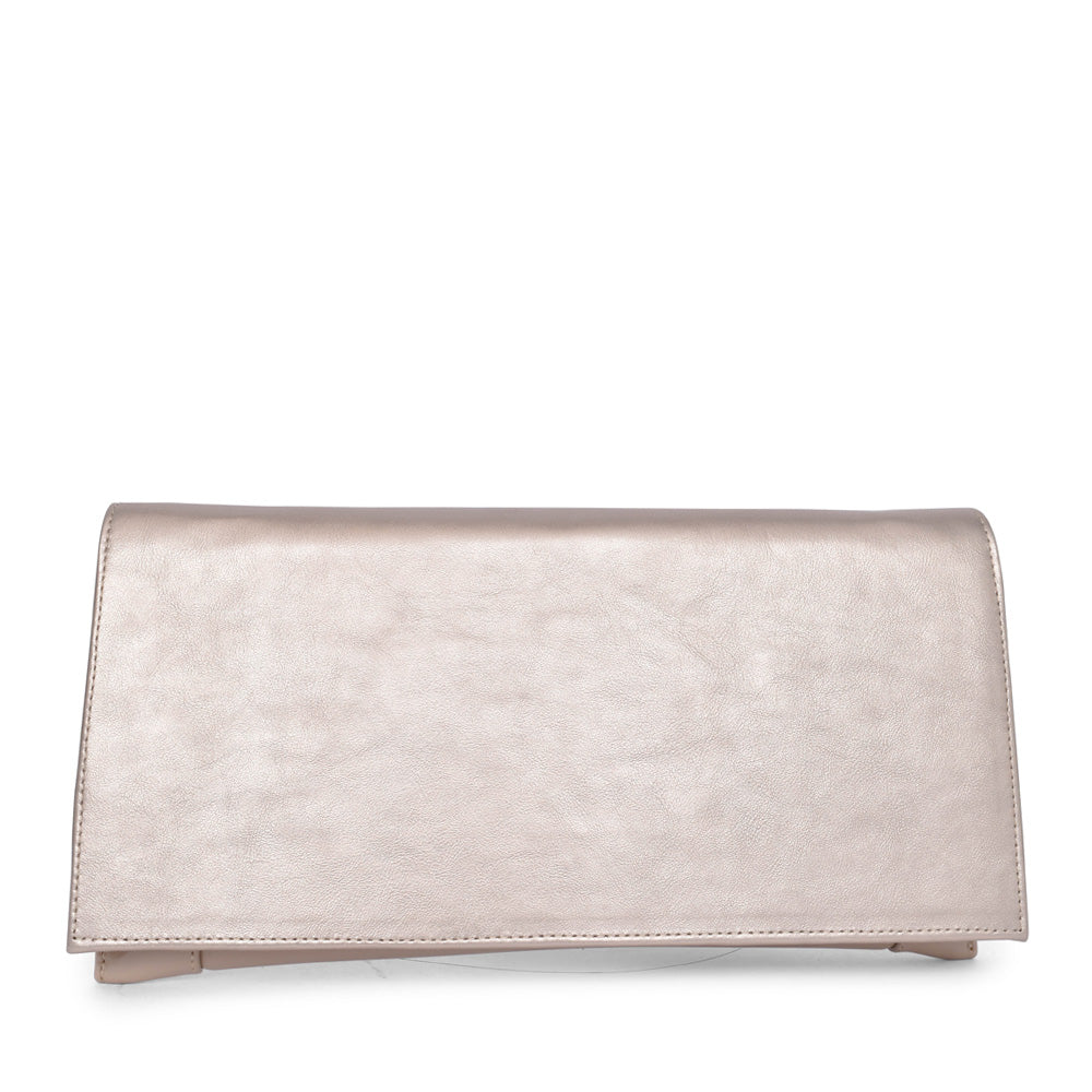 Ladies 0002-p Clutch Bag In Gold