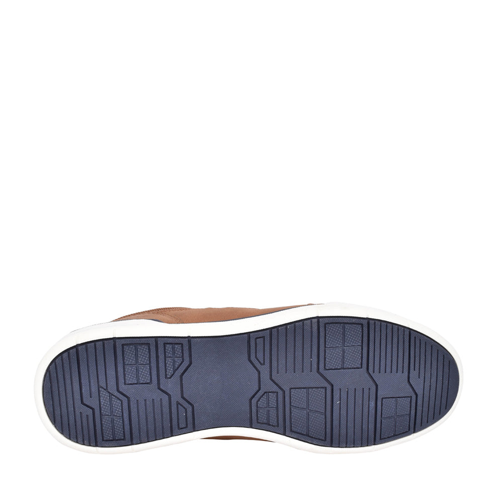 Mens Bennett Laced Trainer In Tan