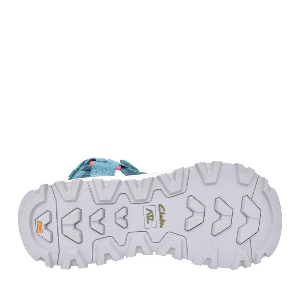 Ladies Atltrek Sport Textile Combi D-fit Sandal In Aqua