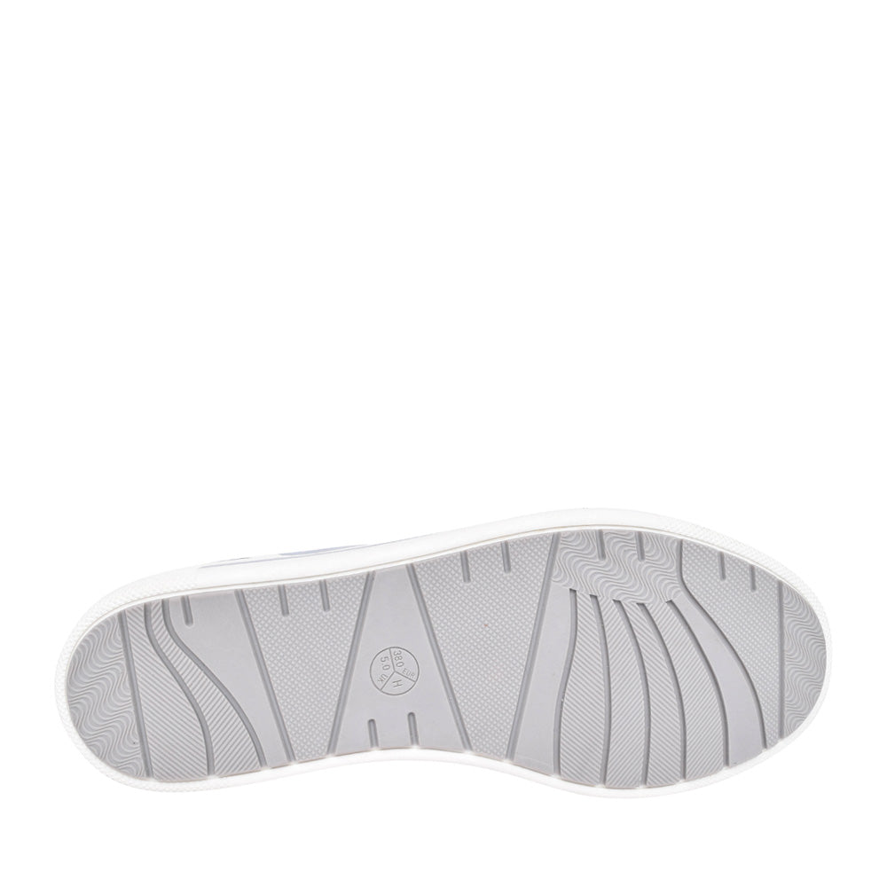 Ladies 8-23660 Laced Trainer In Sky Blue