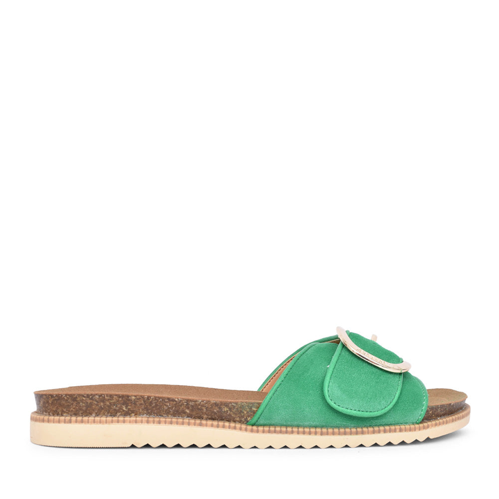 Ladies 1392709 Mule In Green