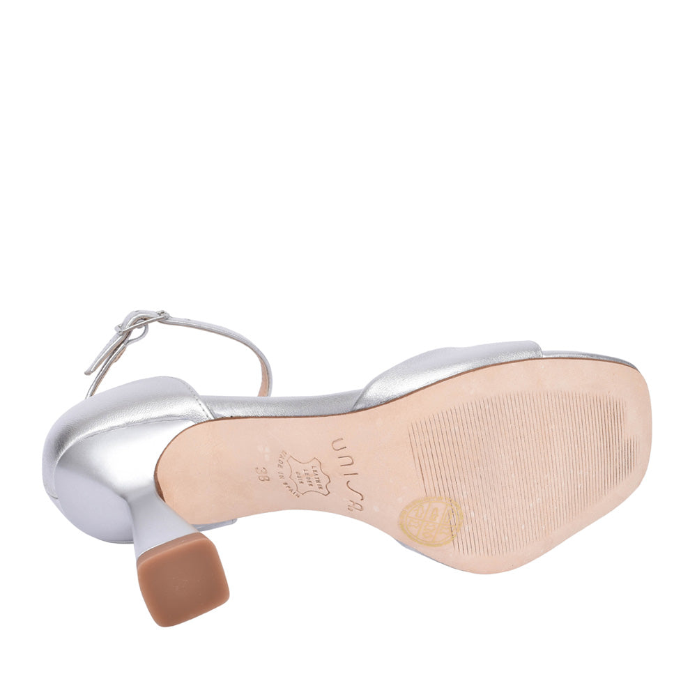 Ladies Safira High Heel Shoe In Silver
