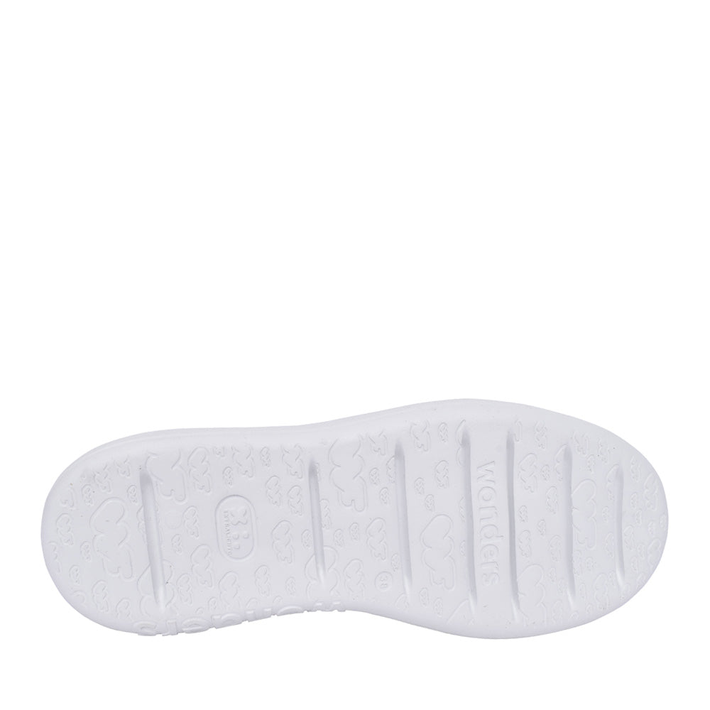 Ladies A-2650 Platform Trainer In Off White