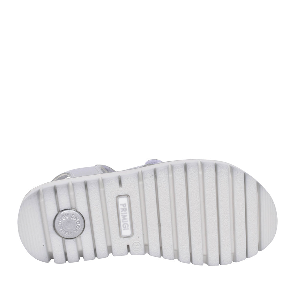 Girls 5890222 Velcro Sandal In Silver