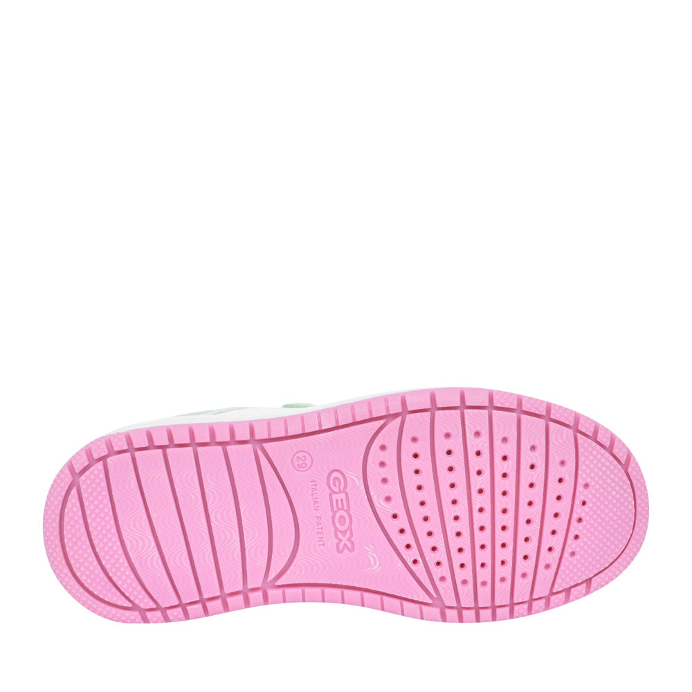 Girls J45hxb J Washiba Velcro Trainer In White Multi