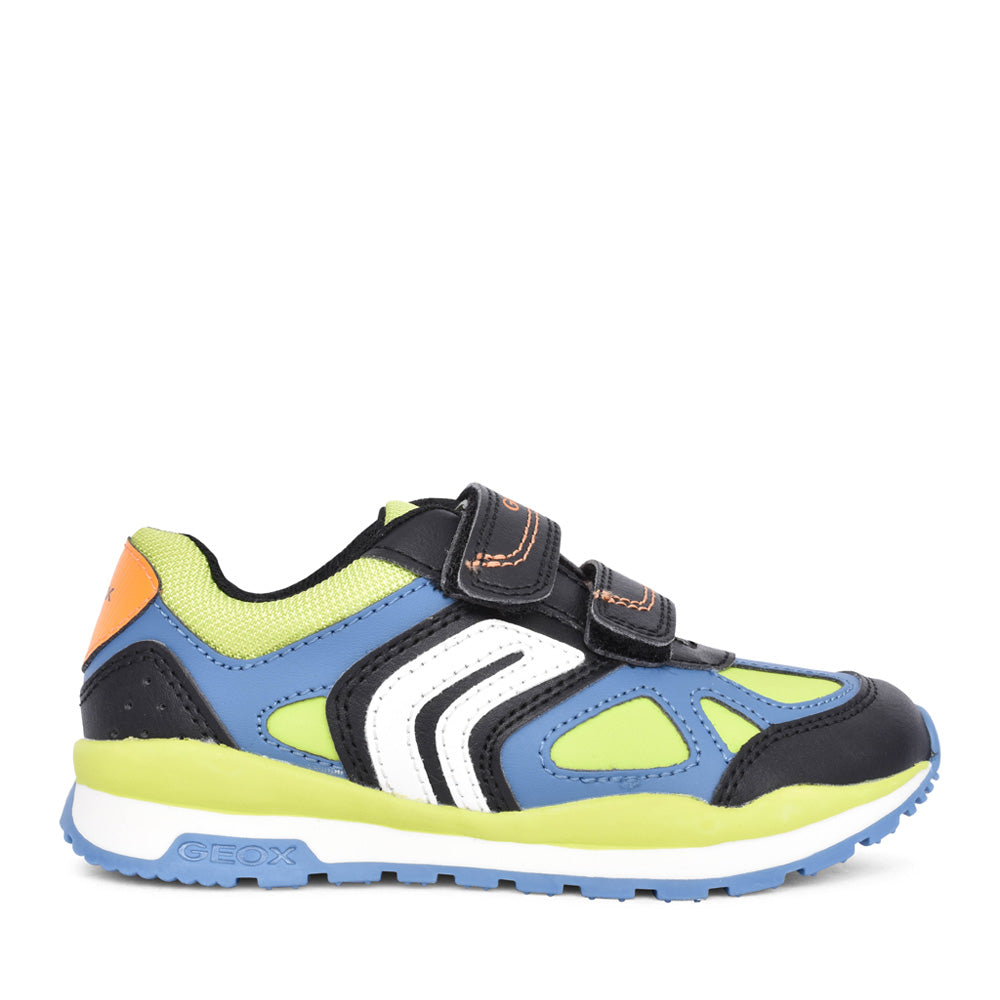 Boys J4515d J Pavel Velcro Trainer In Lime