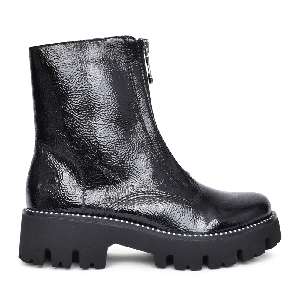 Ladies Y3351 Ankle Boot In Black