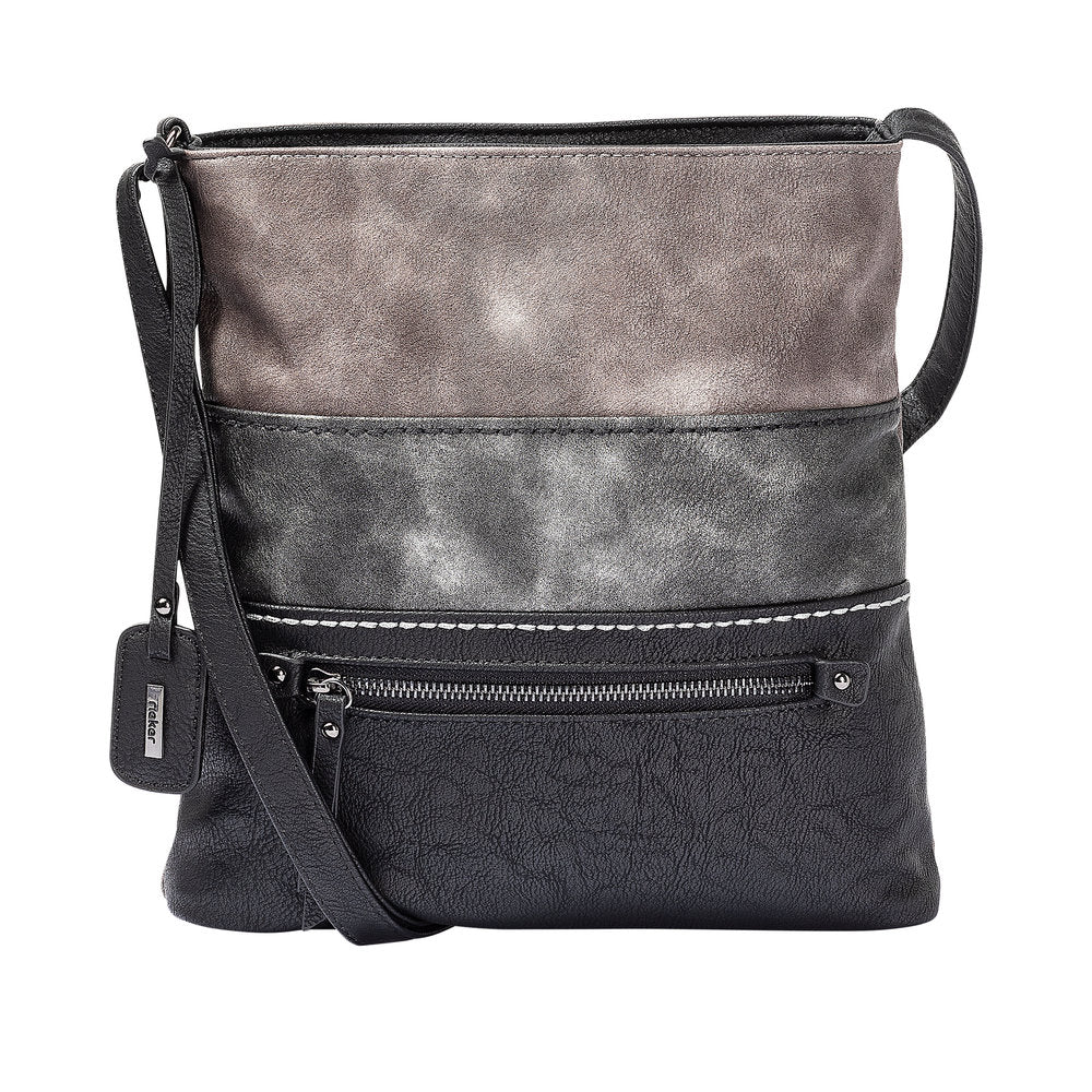 Ladies H1301 Cross Body Bag In Grey