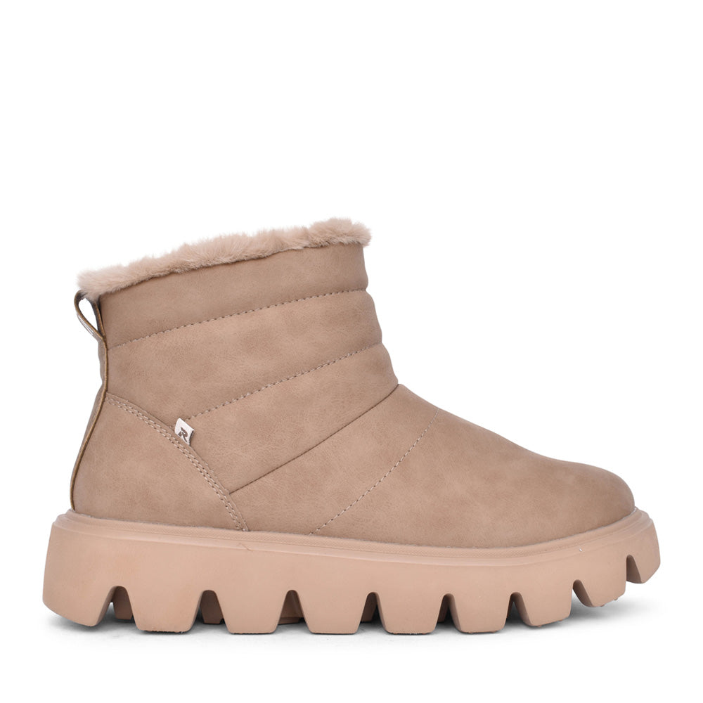 Ladies W2070 Ankle Boot In Beige