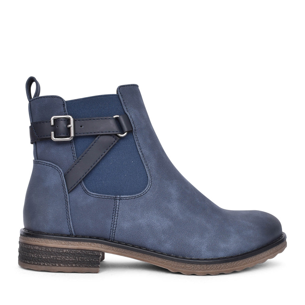 Ladies 724002 Verity 02 Ankle Boot In Blue