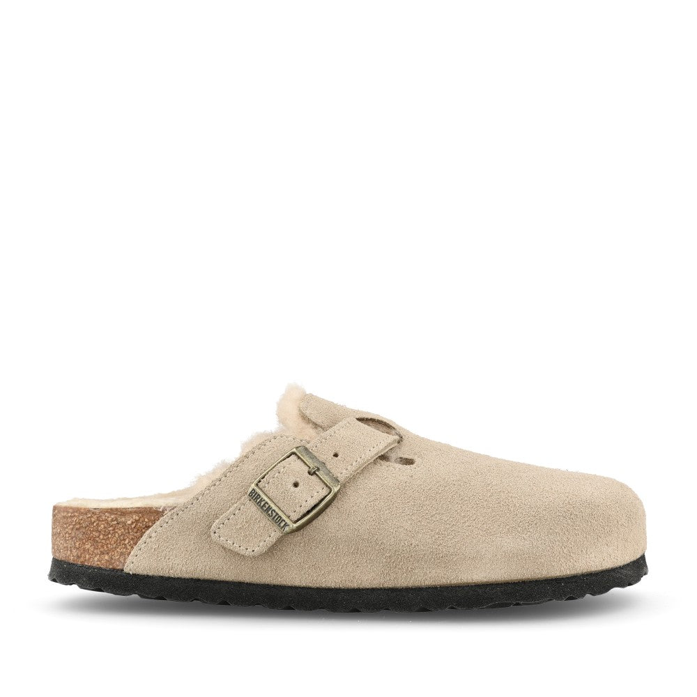 Unisex 1028299 Boston Shearling Clog In Taupe