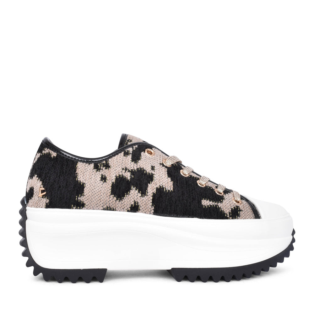 Ladies Finally Someone Platform Trainer In Black Multi