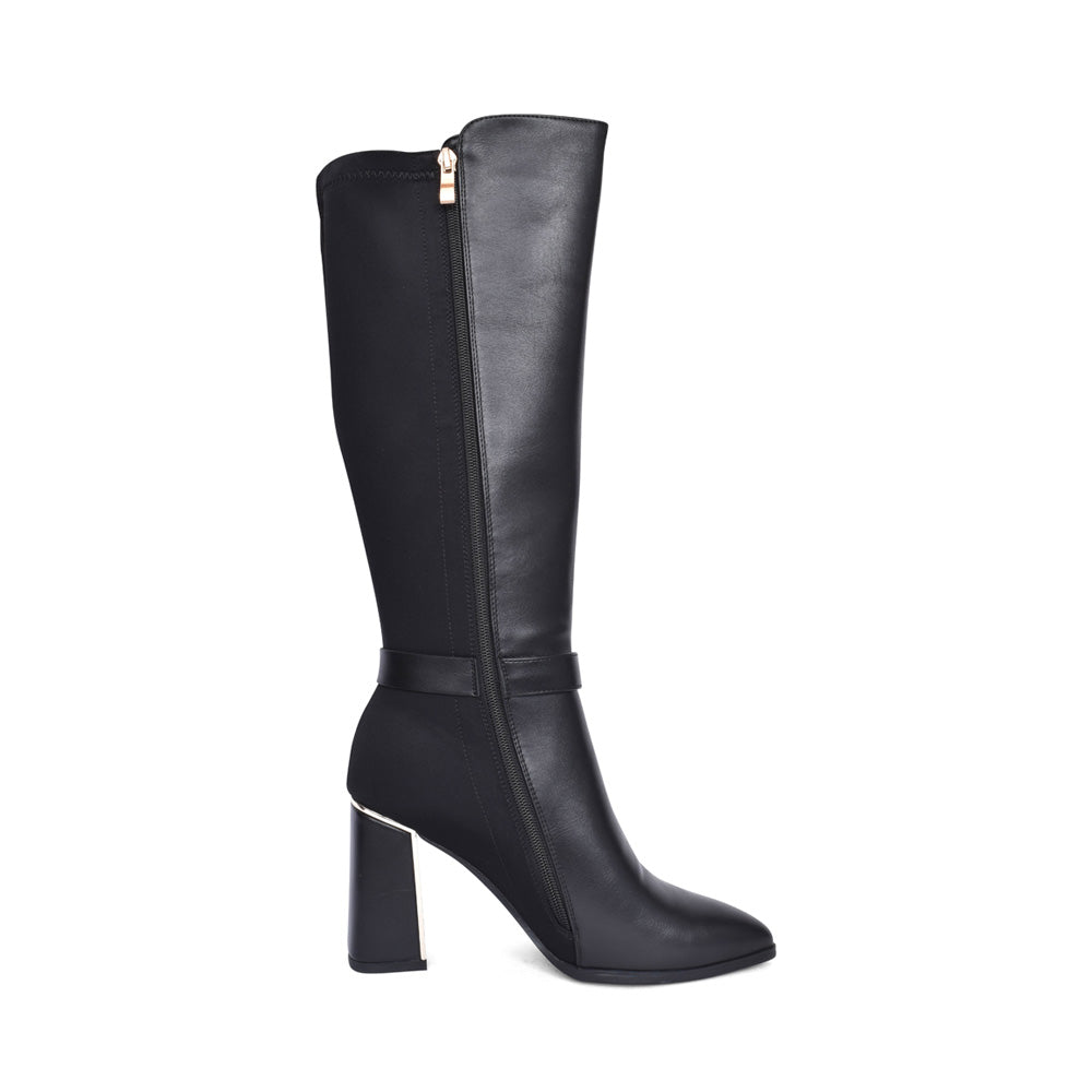 Ladies D5429 Long Leg Boot In Black