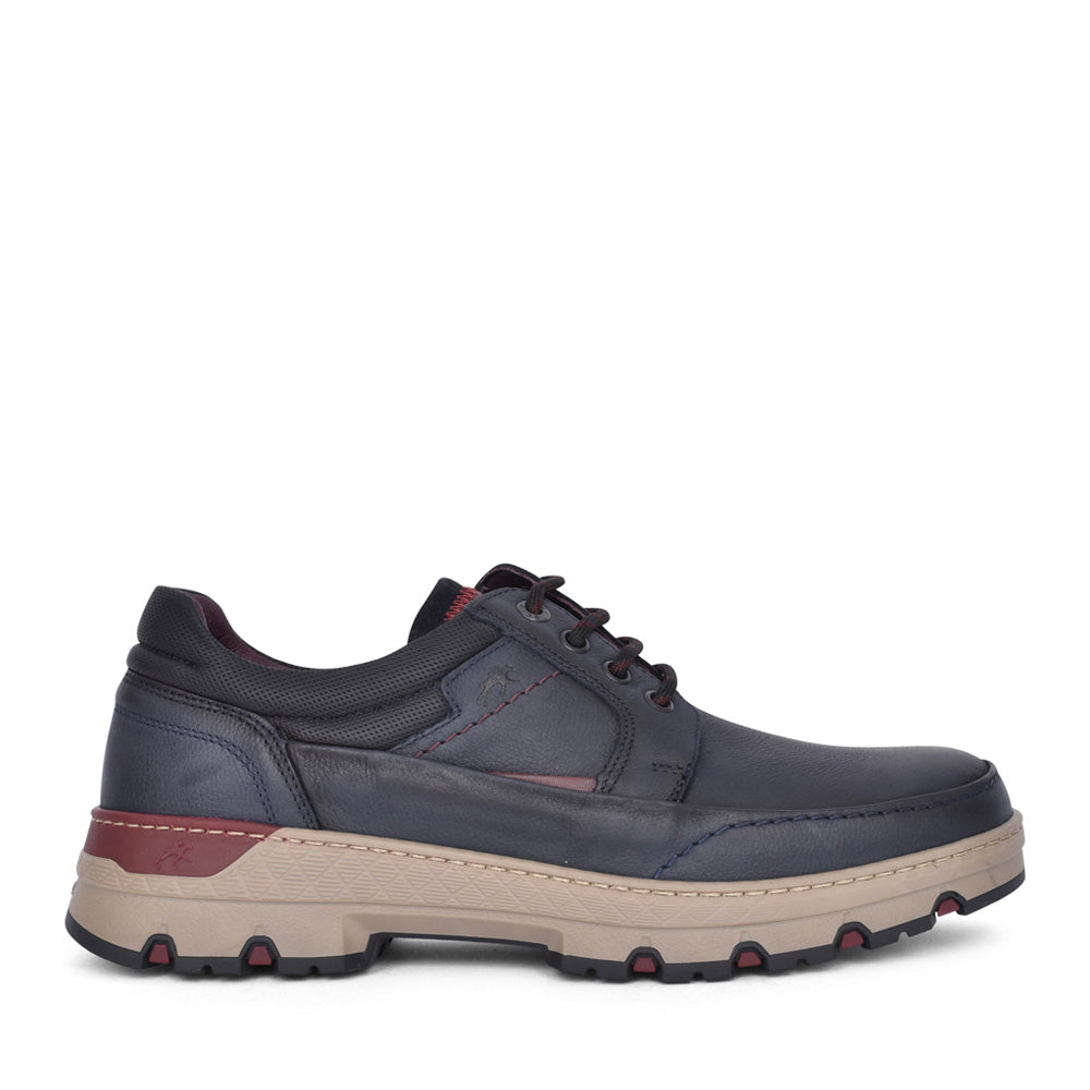 Mens F1843 Sigurd Laced Trainer In Navy