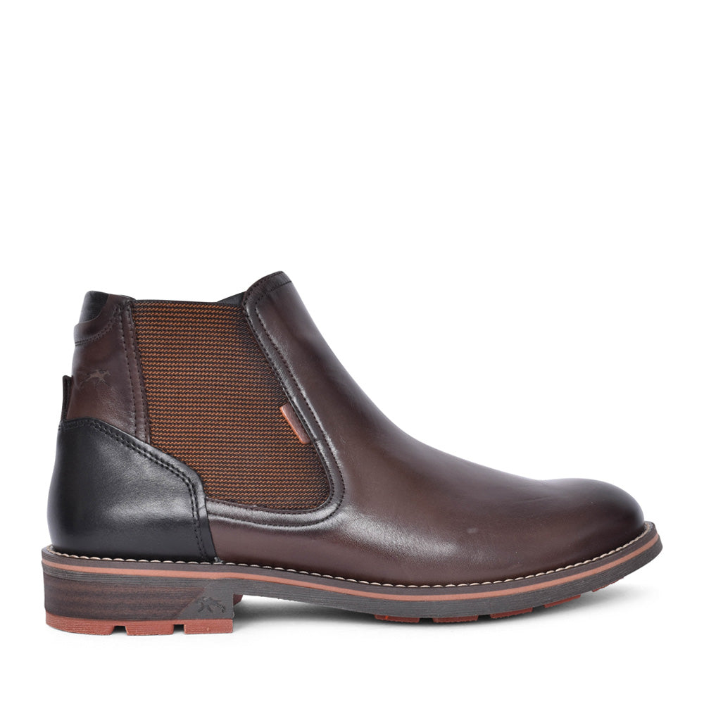Mens F1343 Terry Chelsea Boot In Cafe