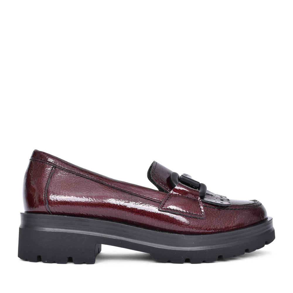 Ladies 10096 Loafer In Burgandy
