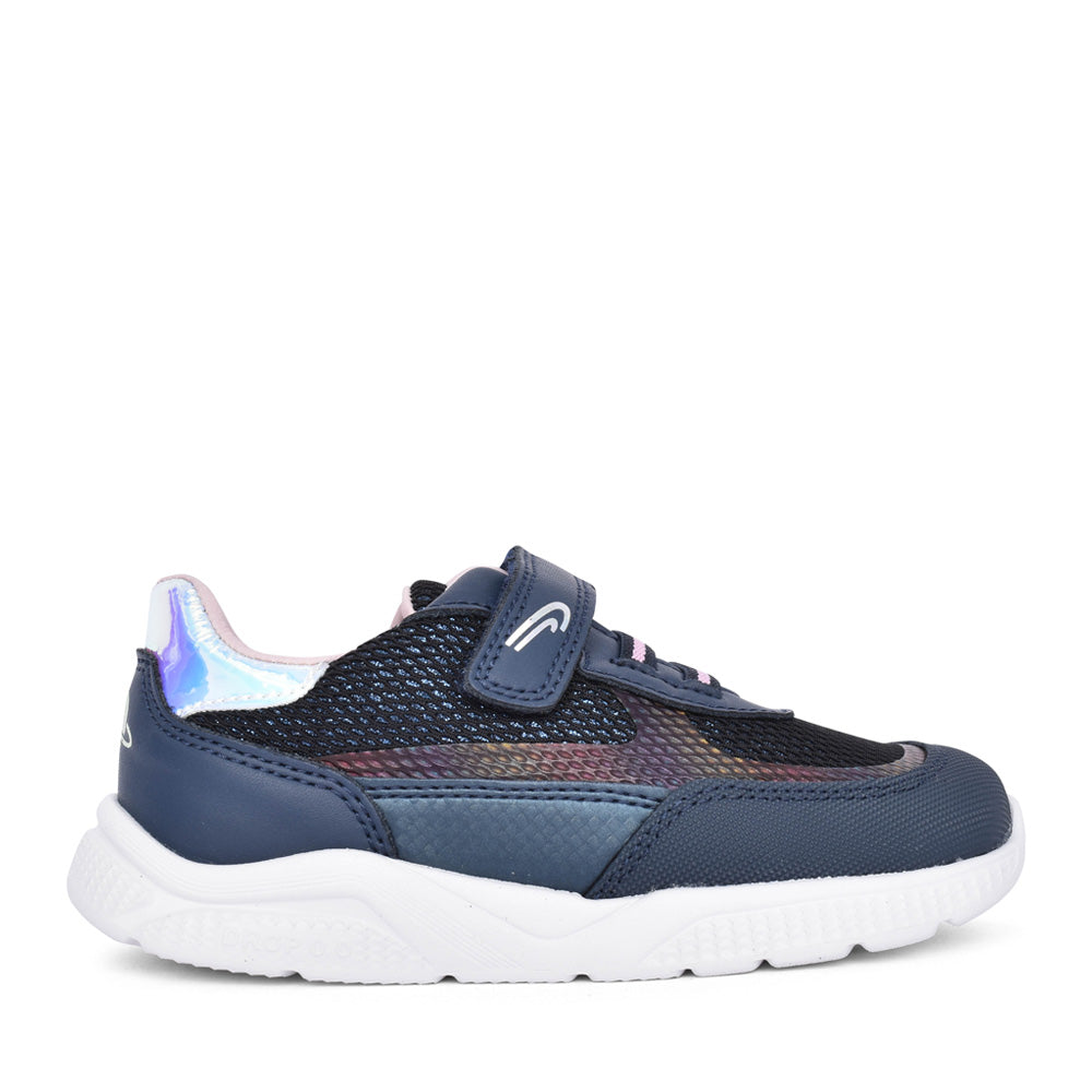 Girls 204524 Velcro Trainer In Navy