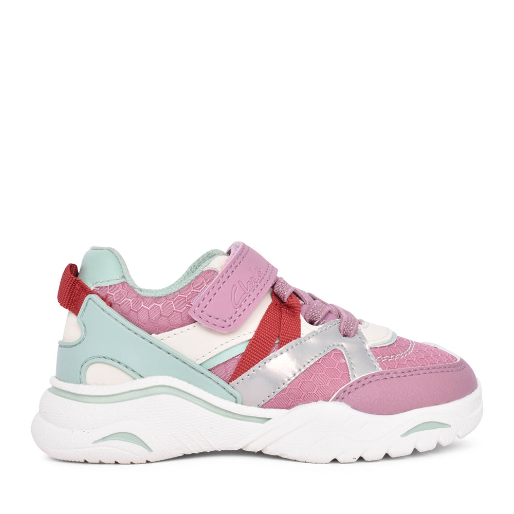 Girls Feather Pace K Pink Multi Trainer In Kids F Fit