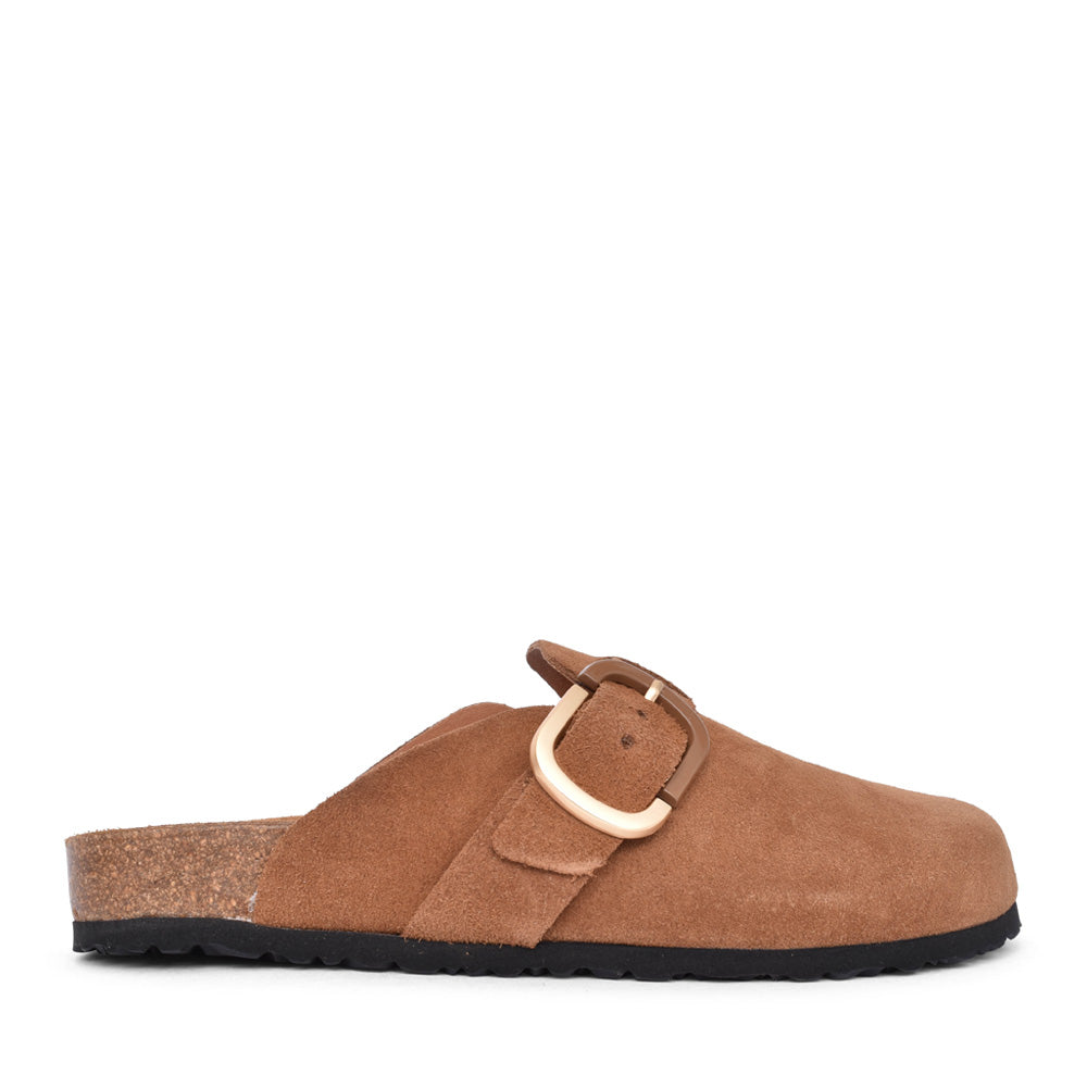 Ladies 1-27600 Mule In Cognac