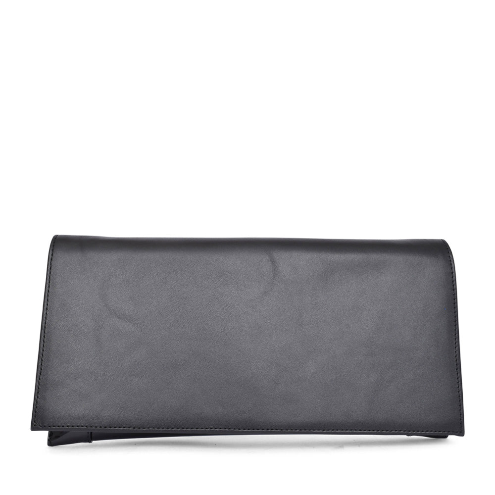 Ladies 002 Clutch Bag - 1554 + 0007 In Black