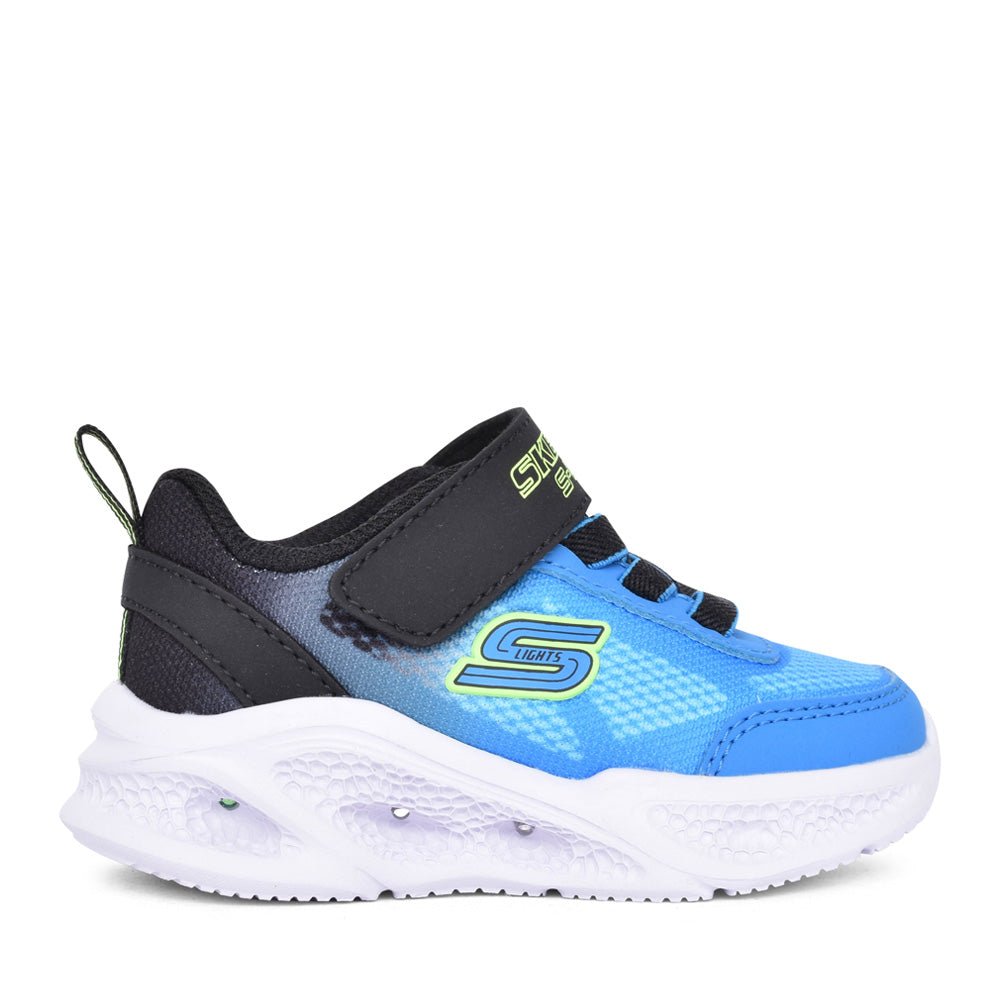 Boys 401495n Meteor Lights Krendox Trainer In Blue