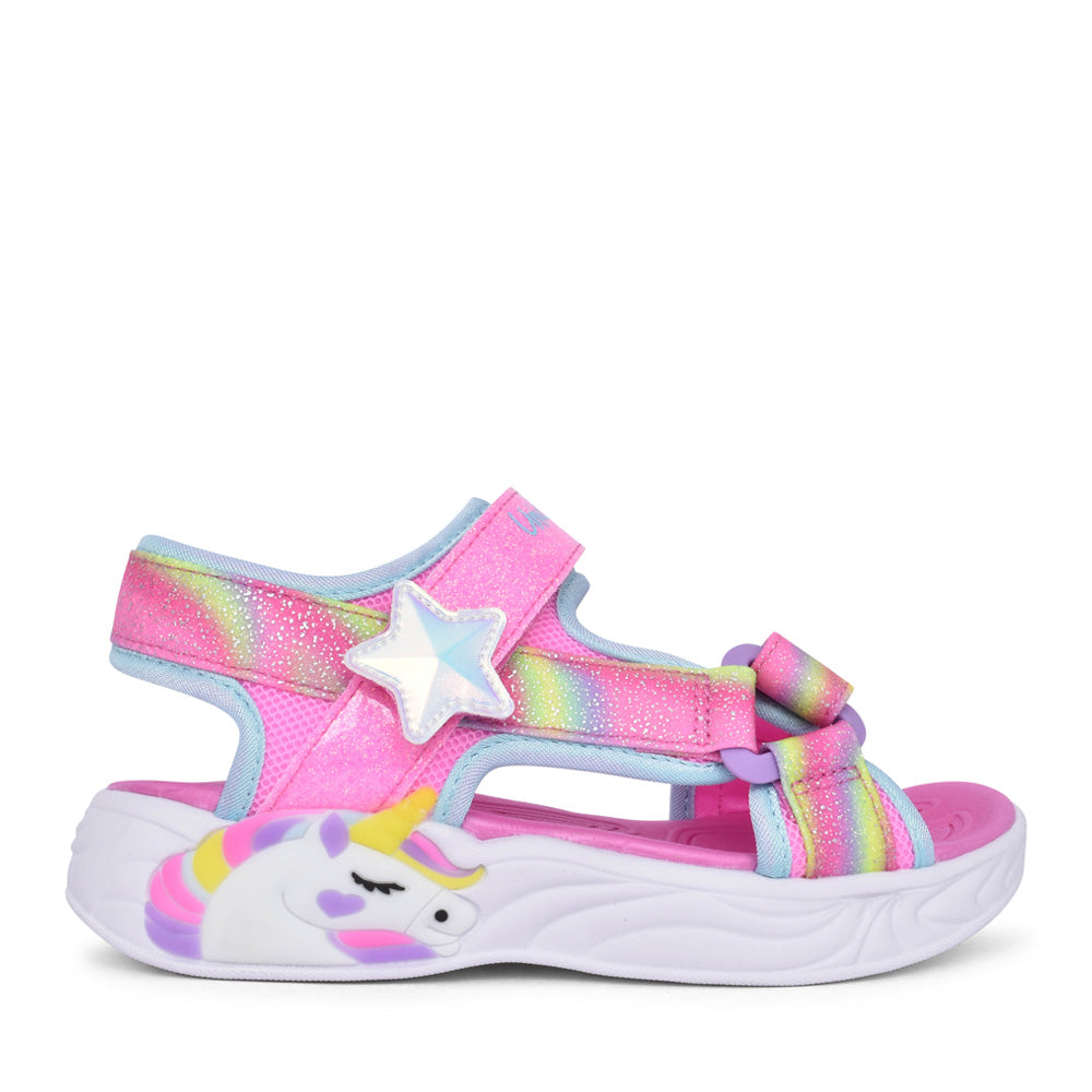Girls 303107l Unicorn Dreams Sandal In Pink