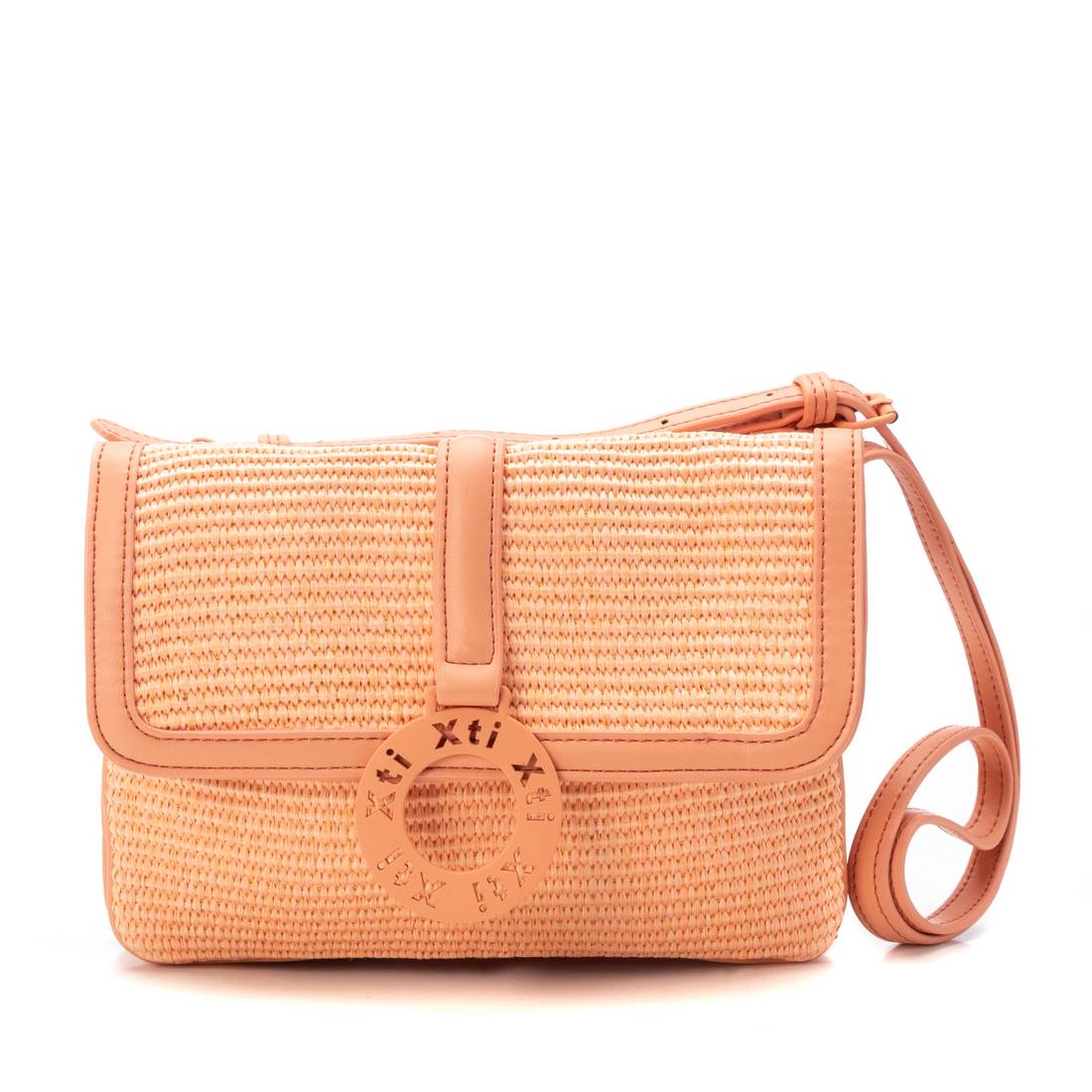 Ladies 184381 Cross Body Bag In Coral