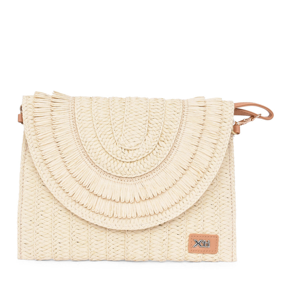 Ladies 184425 Cross Body Bag In Natural