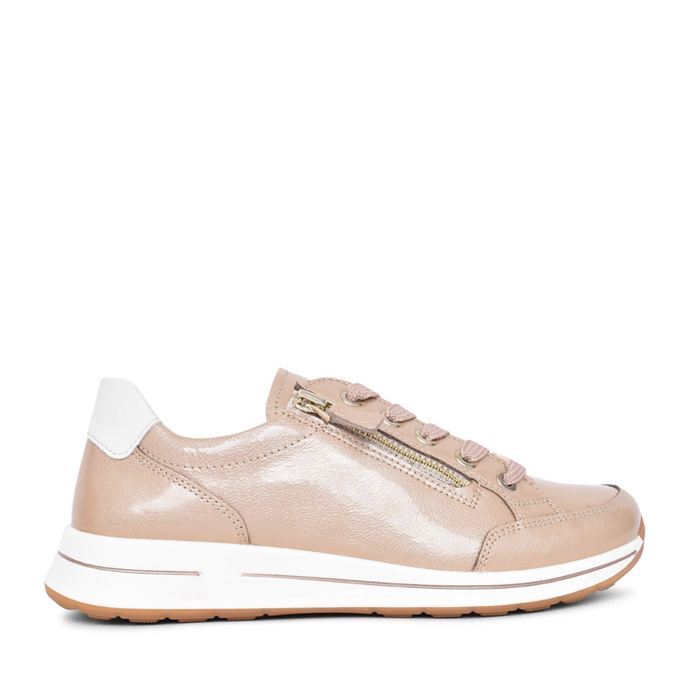 Ladies 12-54801 Osaka Laced Trainer In Nude