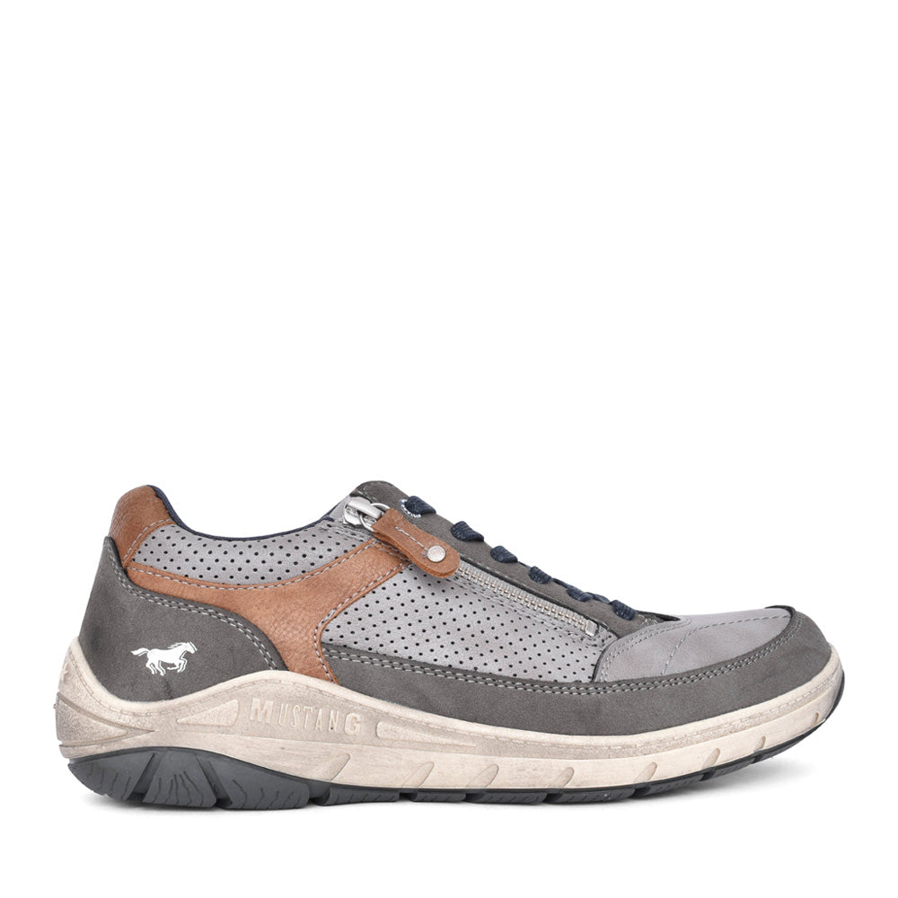 Ladies 4160305 Laced Trainer In Grey