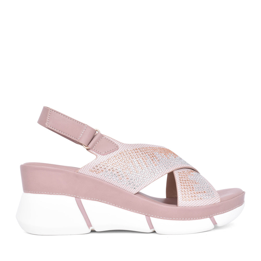 Ladies 3j8713-9 Sandal In Blush