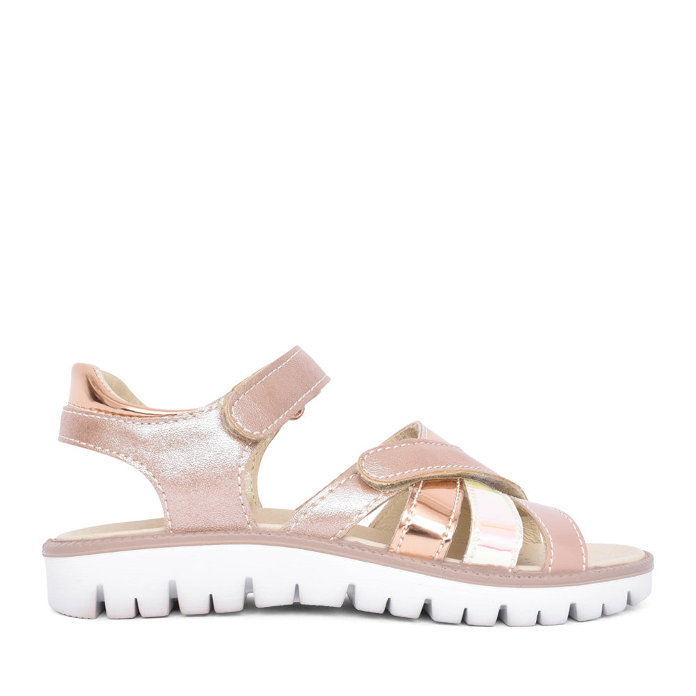 Girls 7891044 Velcro Sandal In Rose