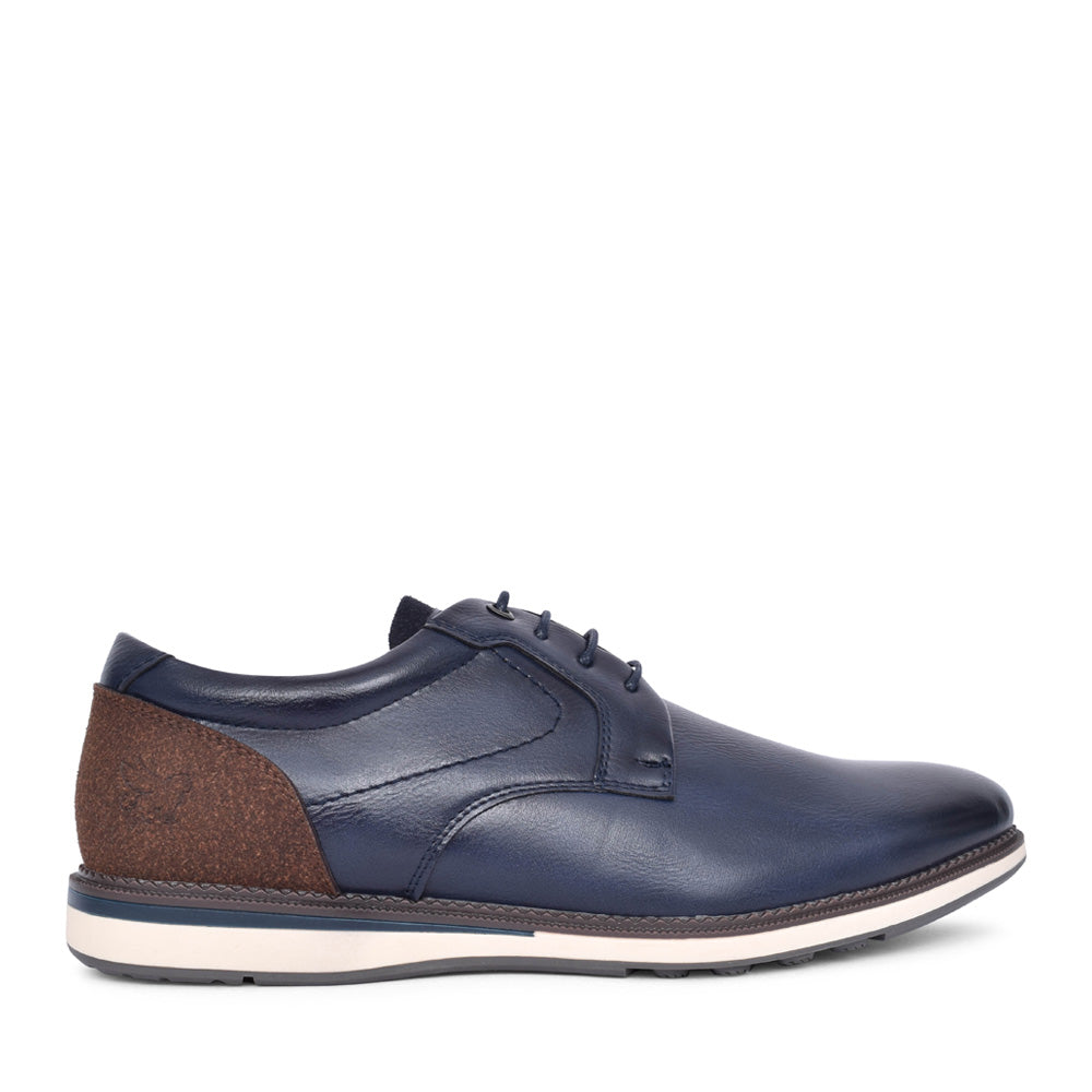 Mens Santiago Laced Shoe In Navy