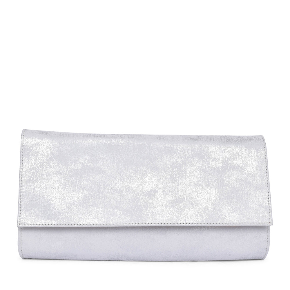 Ladies 2091 Allison Clutch Bag In Silver